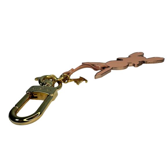 Louis Vuitton Rabbit Keychain Bag Charm Key Holder Masters Jeff Koons LV Pink - Picture 6 of 6